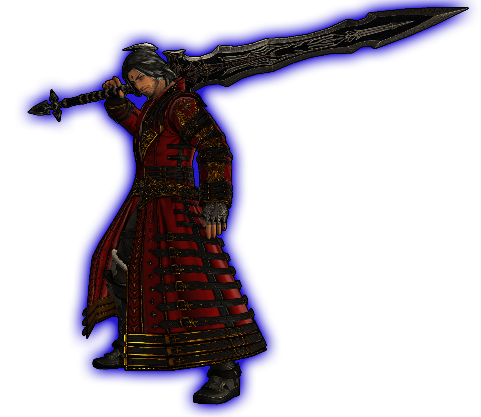 Erston Greatman wielding a greatsword